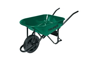 Carretilla Truper 11765 70L Rueda Maciza Verde