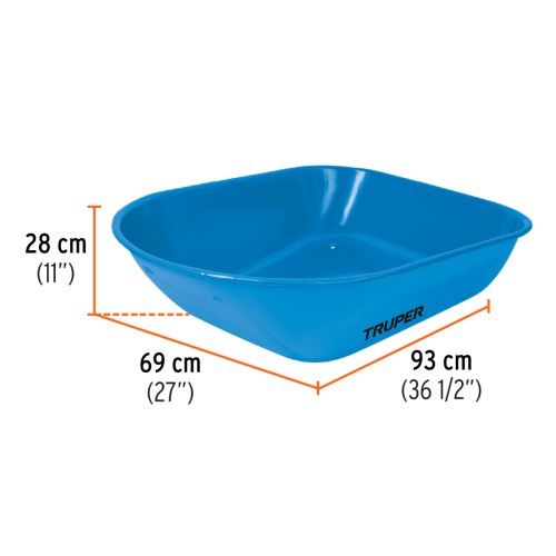 Carretilla Truper 11752 80L 580kg Metal Rueda Neumática