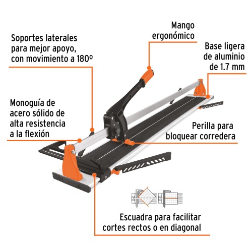 Cortador de Pisos y Azulejos Truper Expert 11775 120cm