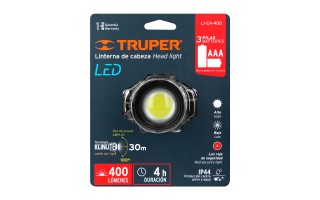 Linterna para Cabeza Truper 11799 400lm LED AAAx3 Linterna para Cabeza Truper 11799 400lm LED AAAx3