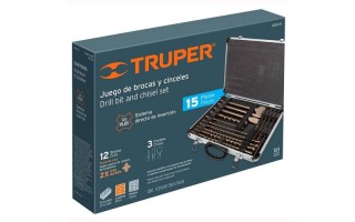 Mechas y Cinceles SDS Plus Truper 11897 15pzs + Maletin
