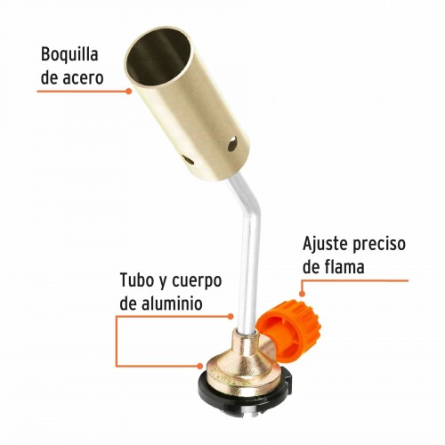 Soplete Recargable Truper 11923 para Gas en Lata