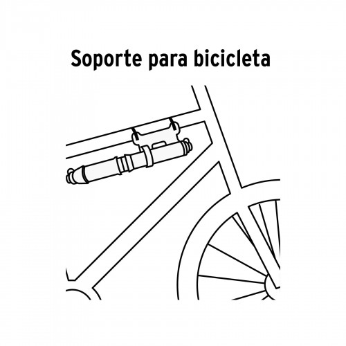 Inflador para Bicicletas Truper 11997 19cm 75psi