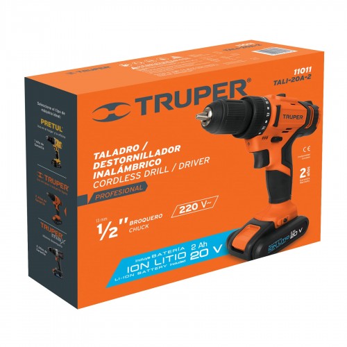 Taladro Atornillador a Batería Truper 11011 13mm 20V