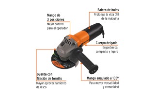 Amoladora Angular Truper 11025 115mm 800W Amoladora Angular Truper 11025 115mm 800W