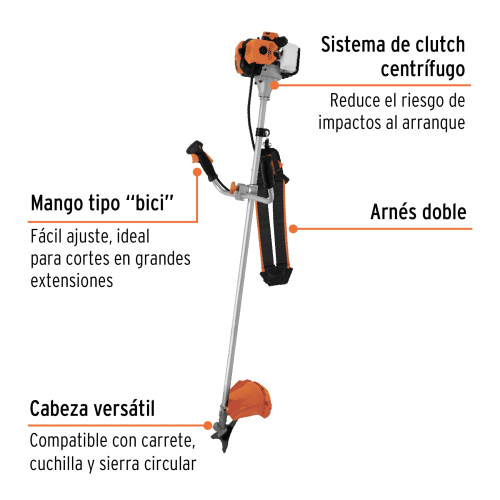 Desmalezadora a Combustión Truper 11032 2HP