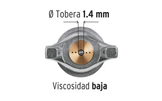 Pistola para Pintar por Gravedad Truper 11095 1,4mm Pistola para Pintar por Gravedad Truper 11095 1,4mm