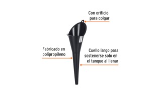Embudo Truper 11205 Rígido 250ml Embudo Truper 11205 Rígido 250ml
