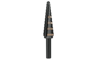 Mecha Escalonada Truper 12122 1/8" a 1/2" Óxido Negro Mecha Escalonada Truper 12122 1/8" a 1/2" Óxido Negro