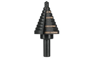 Mecha Escalonada Truper 12126 1/4" a 1 3/8" Óxido Negro Mecha Escalonada Truper 12126 1/4" a 1 3/8" Óxido Negro