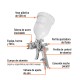 Pistola para Pintar por Gravedad Truper HVLP 12131 2mm Pistola para Pintar por Gravedad Truper HVLP 12131 2mm