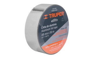 Cinta Adhesiva de Aluminio Truper 12137 48mm x 50m