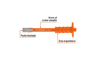 Cincel Corta-Hierro Truper 12181 25x300mm con Empuñadura Cincel Corta-Hierro Truper 12181 25x300mm con Empuñadura