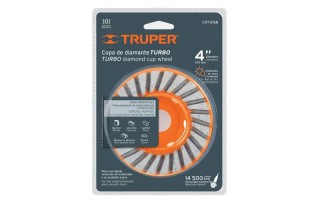 Disco de Desbaste Truper 12258 Diamante Turbo 100mm Disco de Desbaste Truper 12258 Diamante Turbo 100mm