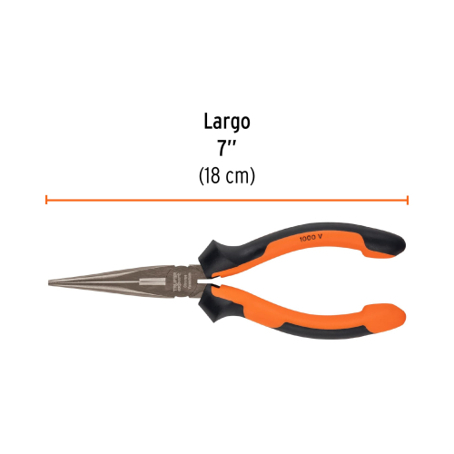 Pinza Punta Fina Aislada Truper Expert 12348 1000V 18cm