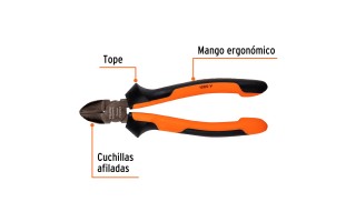 Pinza de Corte Diagonal Truper Expert 12349 7" Pinza de Corte Diagonal Truper Expert 12349 7"