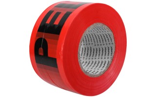 Cinta Truper 12585 300m Rojo "Peligro" Cinta Truper 12585 300m Rojo "Peligro"