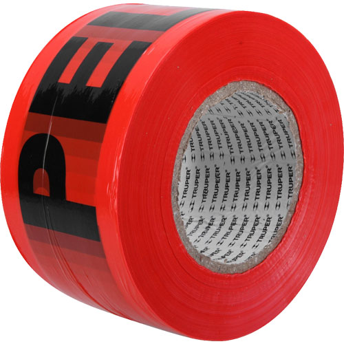 Cinta Truper 12585 300m Rojo "Peligro"