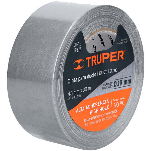 Cinta para Ductos Truper 12587 48mm 30m