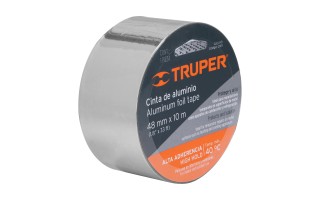 Cinta Adhesiva de Aluminio Truper 12611 48mm x 10m Cinta Adhesiva de Aluminio Truper 12611 48mm x 10m