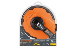 Cinta Metrica Truper 12639 Fibra de Vidrio 30m Cinta Metrica Truper 12639 Fibra de Vidrio 30m