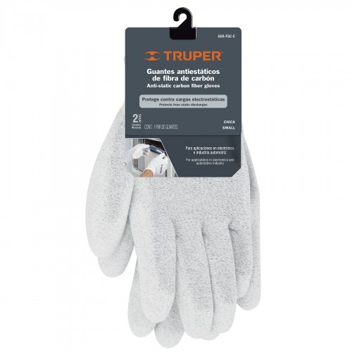 Guantes Anti-Estáticos Truper 12689 Fibra de Carbono G