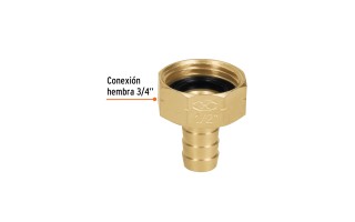 Conector p/ Manguera Truper 12700 1/2" Hembra Conector p/ Manguera Truper 12700 1/2" Hembra