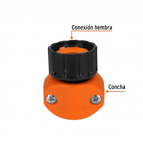 Conector p/ Manguera Truper 12718 Hembra