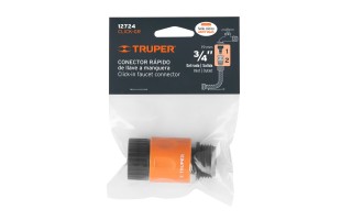 Conector p/ Manguera Truper 12724 3/4" Conector p/ Manguera Truper 12724 3/4"
