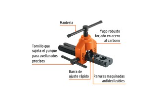 Avellanador Truper 12868 3/16" - 5/8" Avellanador Truper 12868 3/16" - 5/8"