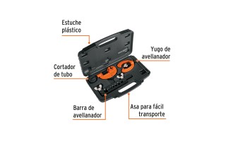 Cortador de Tubo y Avellanador Truper 12871 2pzs