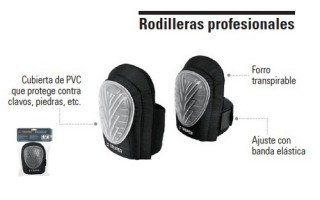 Rodilleras Profesionales Truper 12952 de PVC