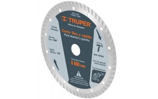 Disco de Corte Truper 12980 Diamante Turbo 115mm