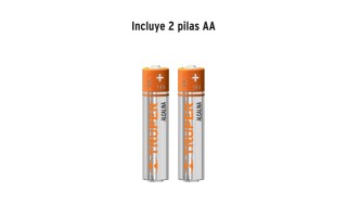 Linterna Truper 13018 80lm LED AAx2 Linterna Truper 13018 80lm LED AAx2