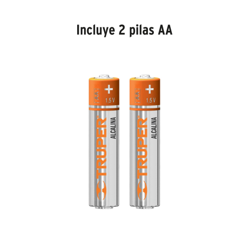 Linterna Truper 13018 80lm LED AAx2 Linterna Truper 13018 80lm LED AAx2