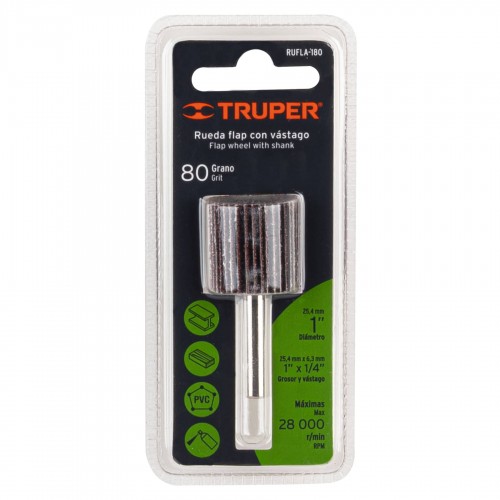 Rueda Flap Truper 13034 1" G80