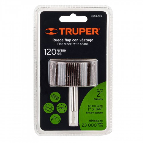 Rueda Flap Truper 13039 2" G120