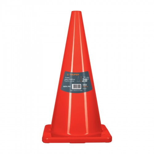 Cono Precaución Truper 13122 70cm Naranja Reflectivo