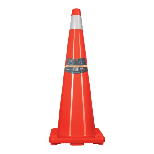 Cono de Precaución Truper 13127 90cm Naranja Reflectivo