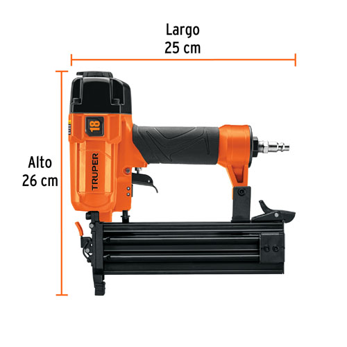 Clavadora Neumática Truper 13180 Calibre 18 10mm - 50mm