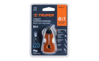 Multi-Herramienta Llavero Truper 13336 6 Func. con Linterna Multi-Herramienta Llavero Truper 13336 6 Func. con Linterna