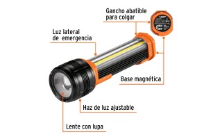 Linterna de Emergencia Truper 13415 480lm LED Recargable Linterna de Emergencia Truper 13415 480lm LED Recargable