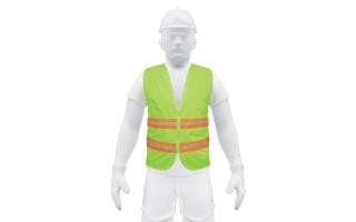 Chaleco de Seguridad Truper 13474 Amarillo Flúor c/ Cierre  Chaleco de Seguridad Truper 13474 Amarillo Flúor c/ Cierre