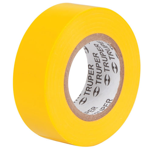 Cinta Aisladora Truper 13512 19mm x 9m Amarillo 8u