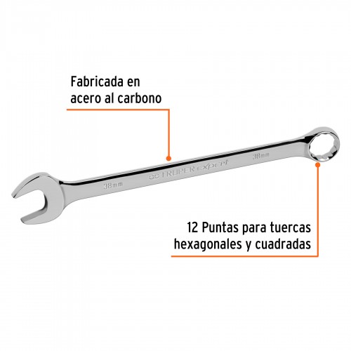 Llave Combinada Truper Expert 13821 38mm