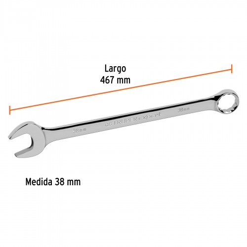 Llave Combinada Truper Expert 13821 38mm