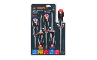 Destornilladores Truper 14138 5pzs Destornilladores Truper 14138 5pzs