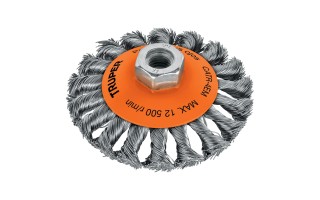 Cepillo de Acero Truper 14188 Plato Trenzado 4" enc. M14 Cepillo de Acero Truper 14188 Plato Trenzado 4" enc. M14