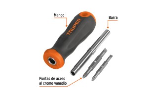 Destornillador Truper 14200 4 en 1