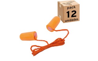 Protector Auditivo Truper 14223 de Espuma con Cordón x12u Protector Auditivo Truper 14223 de Espuma con Cordón x12u